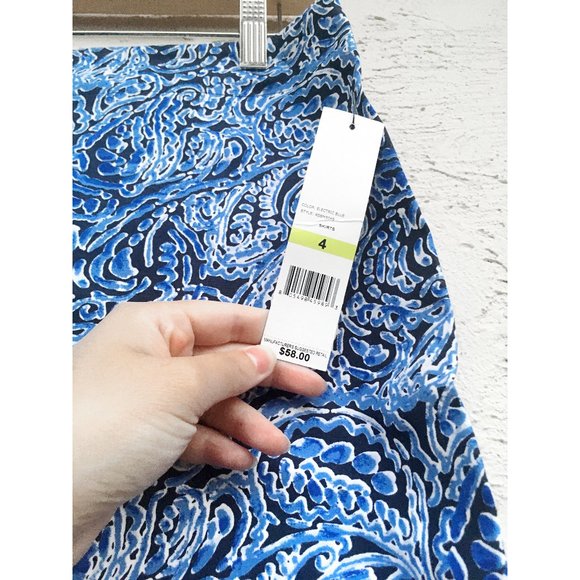 Rafaella Sports Abstract Swirl Pencil Skirt (size 4) - Picture 5 of 7